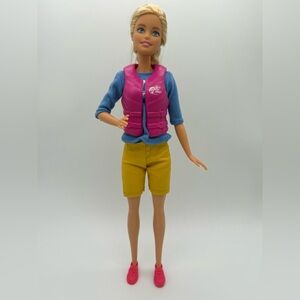 Bass Pro Shop Barbie Collector Fishing Doll Outdoor Adventure Outfit Blonde EUC